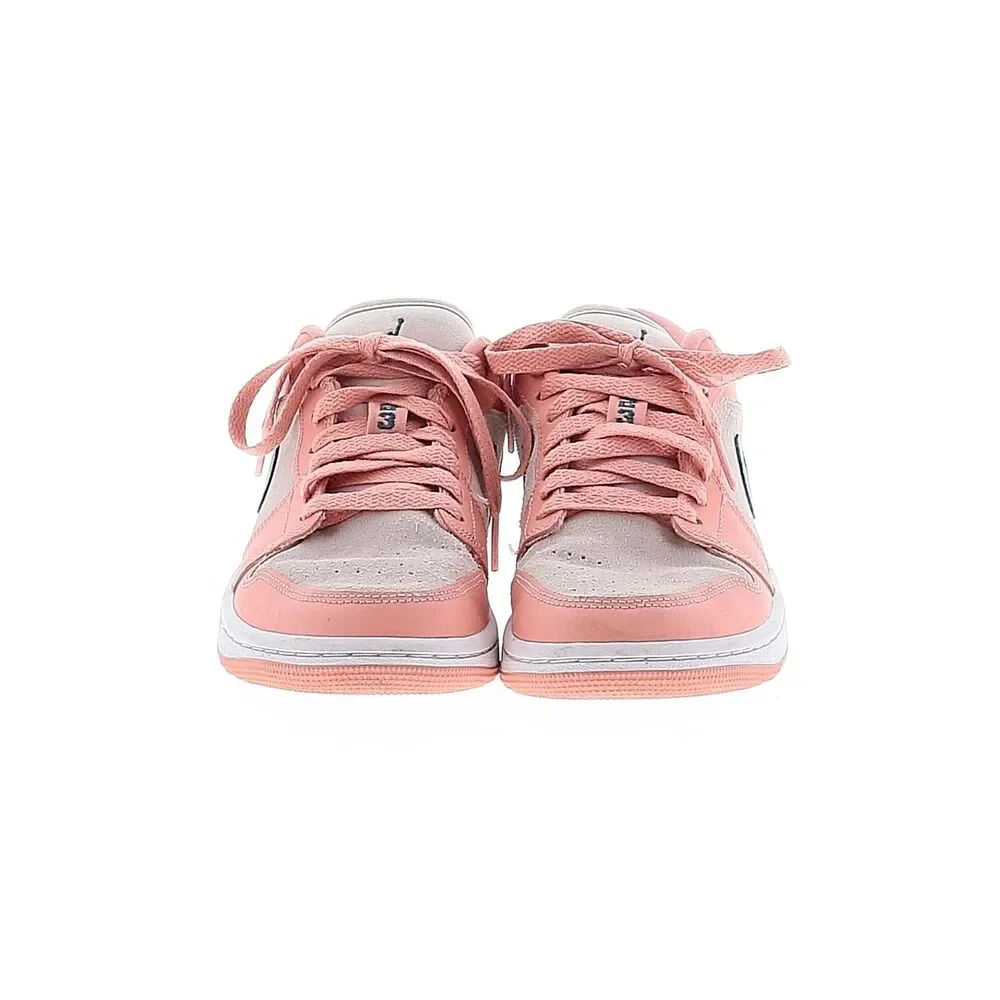 Nike Air Jordan 1 Low Pink Gray Teal Sneakers Women’s 6.5 Retro Basketball